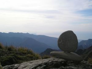 Foce di Vinca con visuale della costa toscana